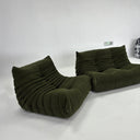 Fauteuil Unique de Luxe en Velours Côtelé – Confort Sculptural Personnalisé